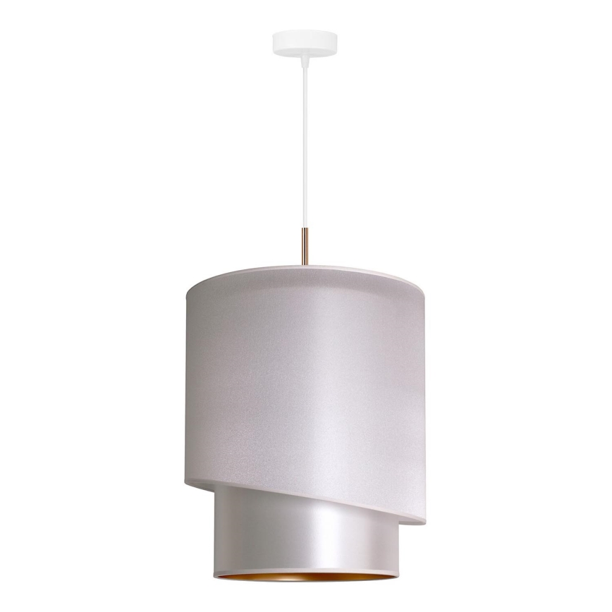 Duolla - Luster na sajli PARIS 1xE27/15W/230V pr. 40 cm srebrno/zlatna