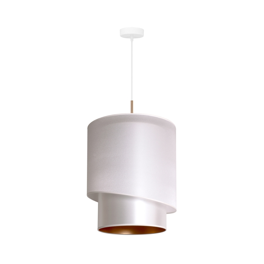 Duolla - Luster na sajli PARIS 1xE27/15W/230V pr. 40 cm srebrno/zlatna
