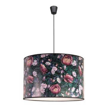 Duolla - Luster na sajli PRINT L 1xE27/40W/230V pr. 45 cm cveće