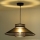 Duolla - Luster na sajli RIO SHINY 1xE27/15W/230V pr. 45 cm crno/bakrena