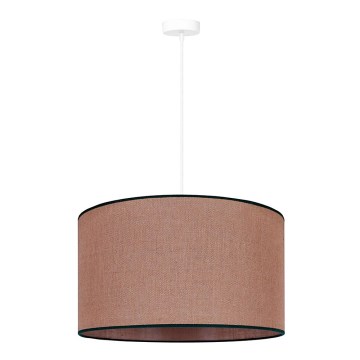Duolla - Luster na sajli ROLLER 1xE27/15W/230V pr. 40 cm braon/crno