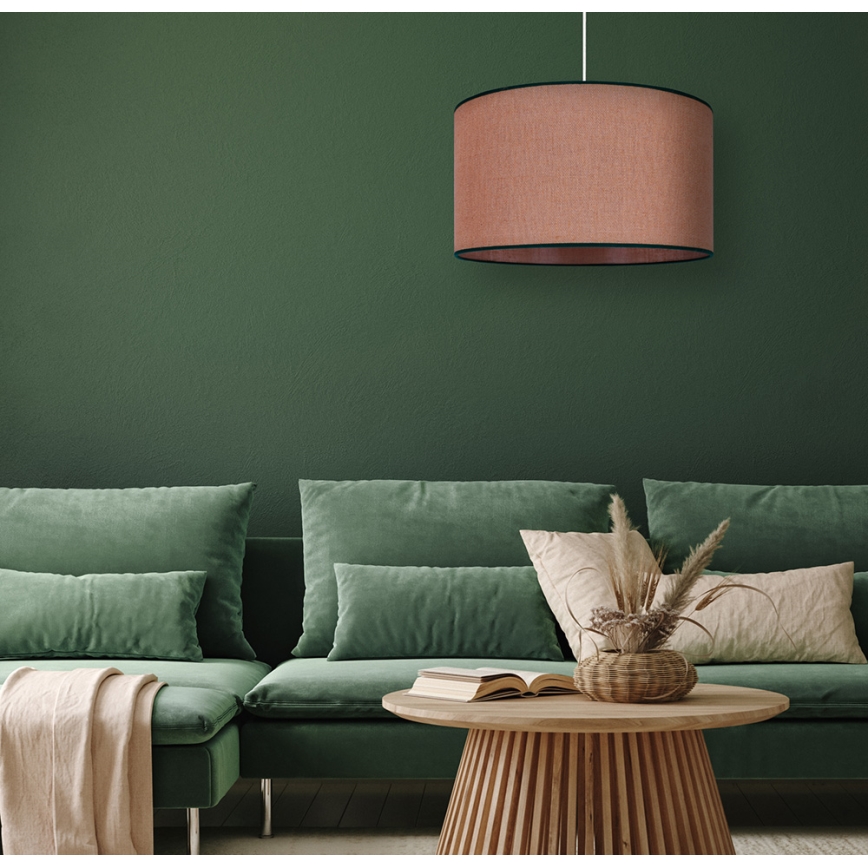 Duolla - Luster na sajli ROLLER 1xE27/15W/230V pr. 40 cm braon/crno