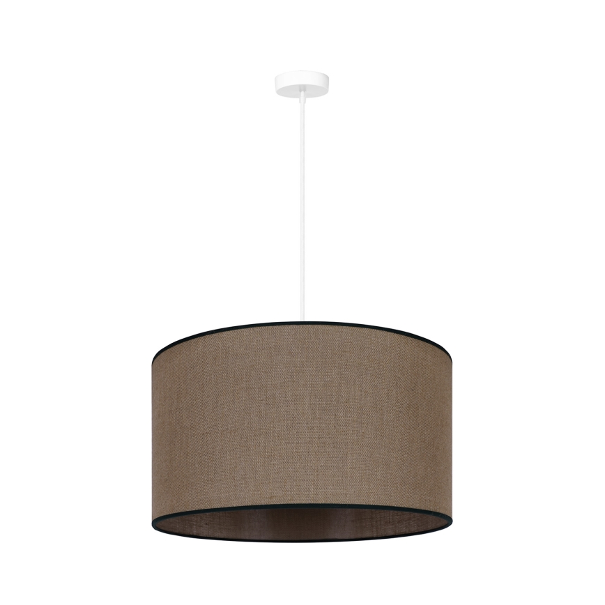Duolla - Luster na sajli ROLLER 1xE27/15W/230V pr. 40 cm braon/crno