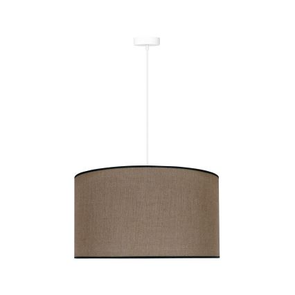 Duolla - Luster na sajli ROLLER 1xE27/15W/230V pr. 40 cm braon/crno