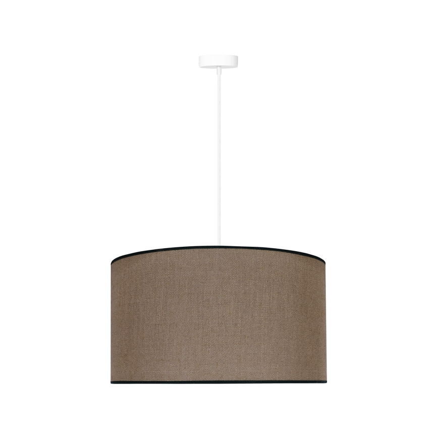 Duolla - Luster na sajli ROLLER 1xE27/15W/230V pr. 40 cm braon/crno