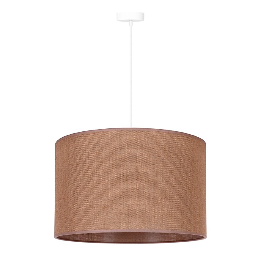 Duolla - Luster na sajli ROLLER 1xE27/15W/230V pr. 40 cm braon