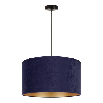 Duolla - Luster na sajli ROLLER 1xE27/15W/230V pr. 40 cm plava/zlatna