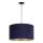 Duolla - Luster na sajli ROLLER 1xE27/15W/230V pr. 40 cm plava/zlatna