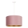 Duolla - Luster na sajli ROLLER 1xE27/15W/230V pr. 40 cm roze/zlatna