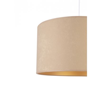 Duolla - Luster na sajli ROLLER 1xE27/40W/230V pr. 40 cm bež