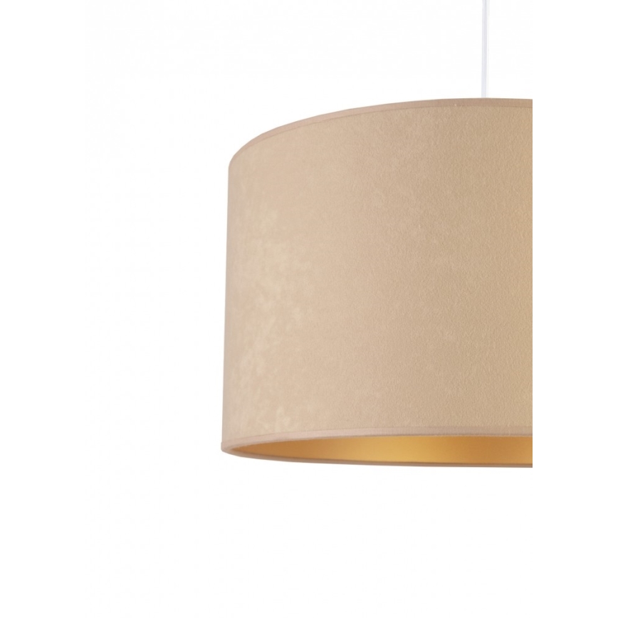Duolla - Luster na sajli ROLLER 1xE27/40W/230V pr. 40 cm bež