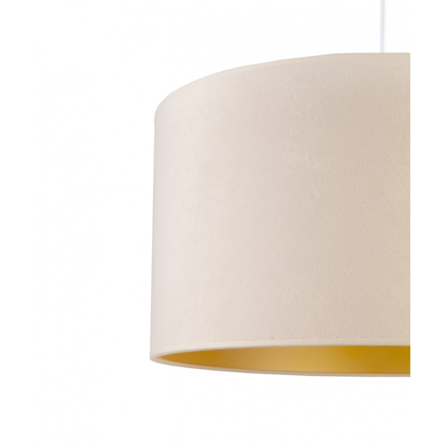 Duolla - Luster na sajli ROLLER 1xE27/40W/230V pr. 40 cm kremasta