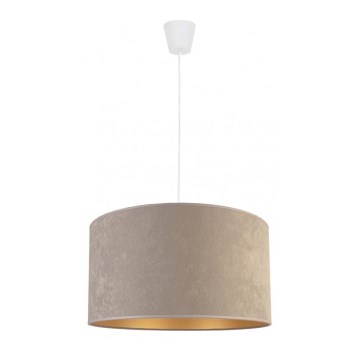 Duolla - Luster na sajli ROLLER 1xE27/40W/230V pr. 40 cm sivo