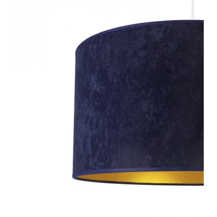 Duolla - Luster na sajli ROLLER 1xE27/40W/230V prečnik 40 cm plava