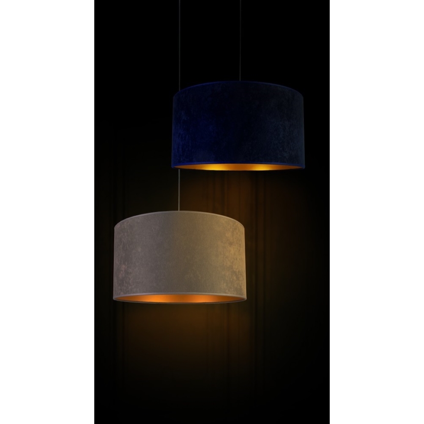 Duolla - Luster na sajli ROLLER 1xE27/40W/230V prečnik 40 cm plava