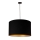Duolla - Luster na sajli ROLLER 1xE27/40W/230V prečnik 45 cm crni