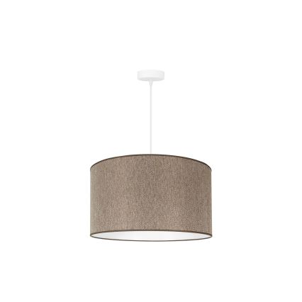 Duolla - Luster na sajli ROLLER ECO RECYCLING 1xE27/15W/230V pr. 45 cm braon