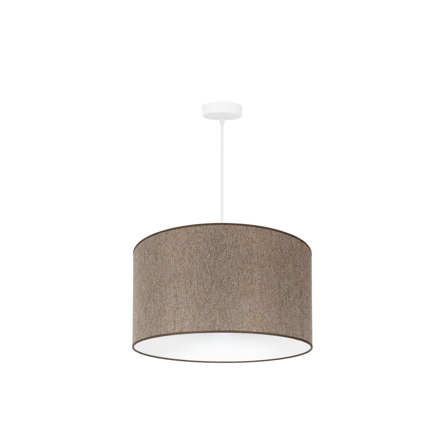 Duolla - Luster na sajli ROLLER ECO RECYCLING 1xE27/15W/230V pr. 45 cm braon