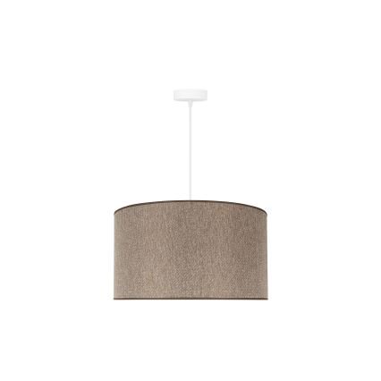 Duolla - Luster na sajli ROLLER ECO RECYCLING 1xE27/15W/230V pr. 45 cm braon