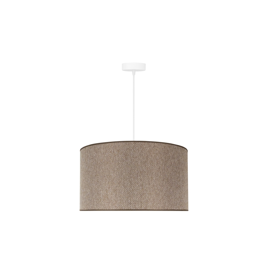 Duolla - Luster na sajli ROLLER ECO RECYCLING 1xE27/15W/230V pr. 45 cm braon