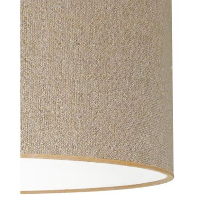 Duolla - Luster na sajli ROLLER ECO RECYCLING 1xE27/15W/230V pr. 45 cm kremasta