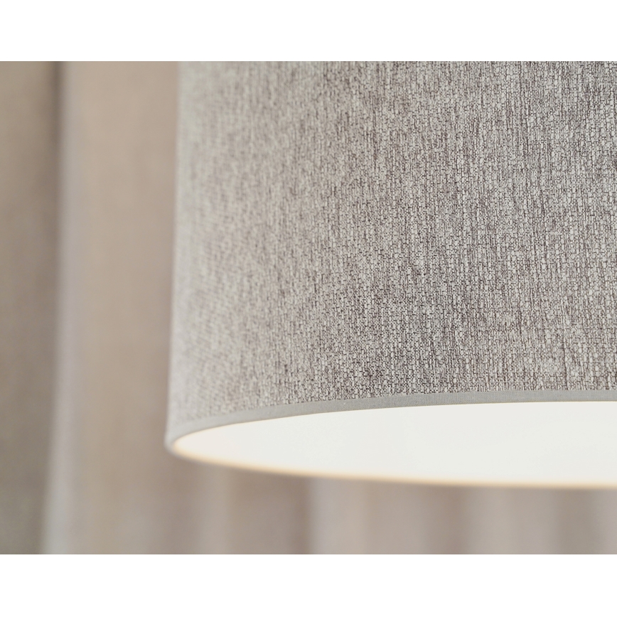 Duolla - Luster na sajli ROLLER ECO RECYCLING 1xE27/15W/230V prečnik 45 cm siva