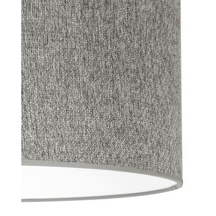 Duolla - Luster na sajli ROLLER ECO RECYCLING 1xE27/15W/230V prečnik 45 cm siva