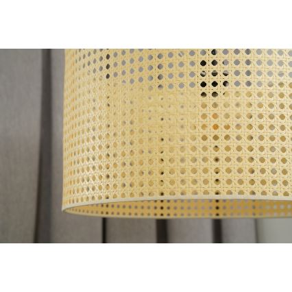 Duolla - Luster na sajli ROLLER RATTAN 1xE27/15W/230V pr. 45 cm bež