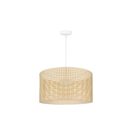 Duolla - Luster na sajli ROLLER RATTAN 1xE27/15W/230V pr. 45 cm bež