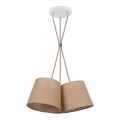 Duolla - Luster na sajli ROSSA 3xE27/15W/230V pr. 45 cm braon
