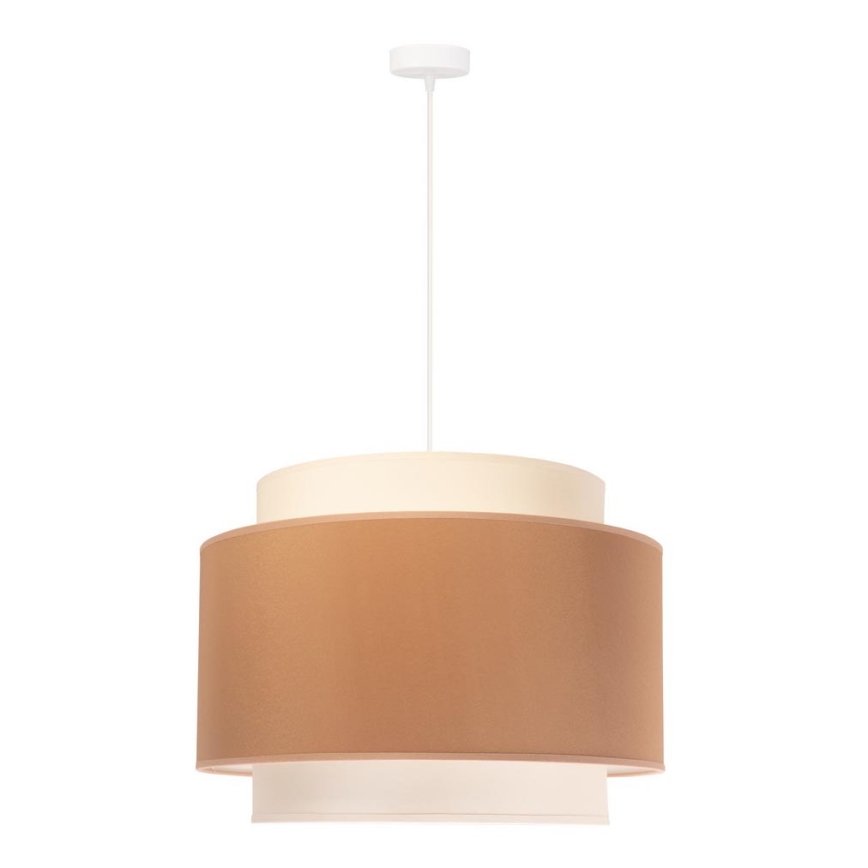 Duolla - Luster na sajli SOHO 1xE27/40W/230V pr. 40 cm bež/kremasta