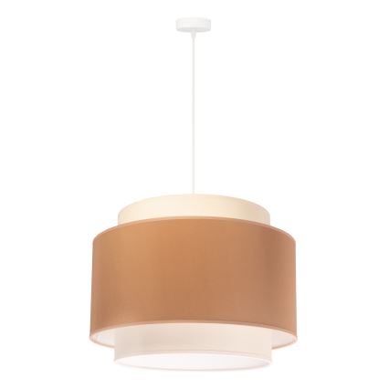 Duolla - Luster na sajli SOHO 1xE27/40W/230V pr. 40 cm bež/kremasta