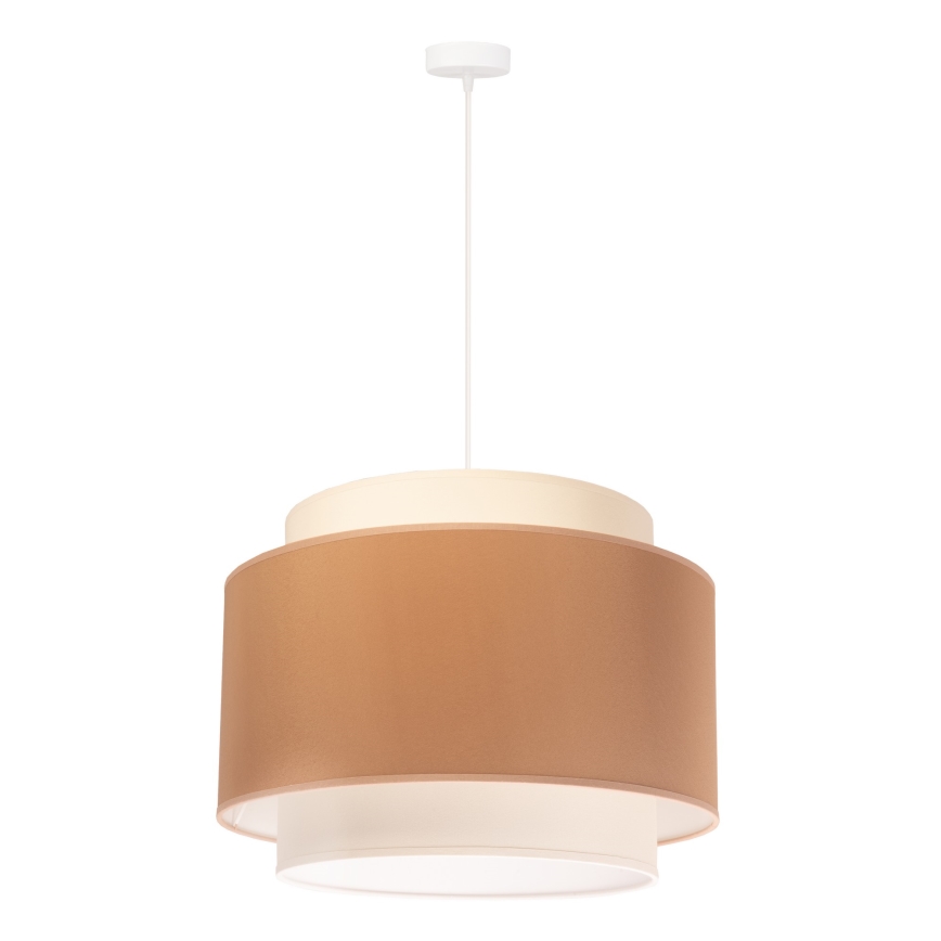 Duolla - Luster na sajli SOHO 1xE27/40W/230V pr. 40 cm bež/kremasta