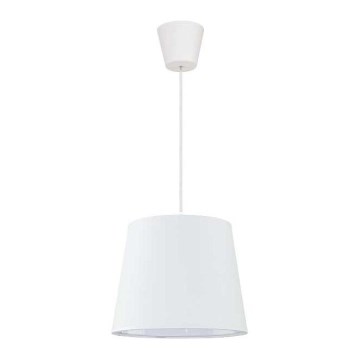 Duolla - Luster na sajli SOLO 1xE27/40W/230V pr. 24 cm bela
