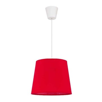 Duolla - Luster na sajli SOLO 1xE27/40W/230V pr. 24 cm crveno