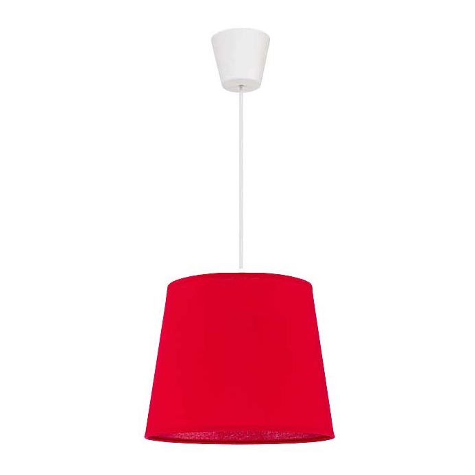 Duolla - Luster na sajli SOLO 1xE27/40W/230V pr. 24 cm crveno