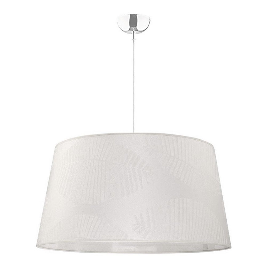 Duolla - Luster na sajli TENOR 1xE27/40W/230V pr. 60 cm bela/lišće