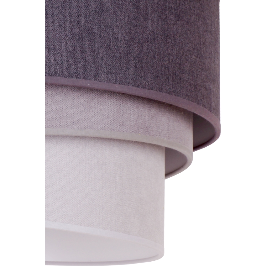 Duolla - Luster na sajli TRIO 1xE27/15W/230V pr. 45 cm antracit/sivo/bela