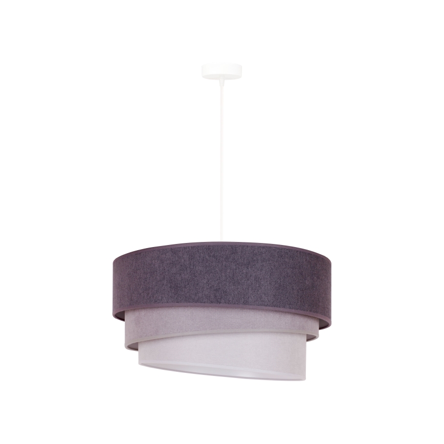 Duolla - Luster na sajli TRIO 1xE27/15W/230V pr. 45 cm antracit/sivo/bela