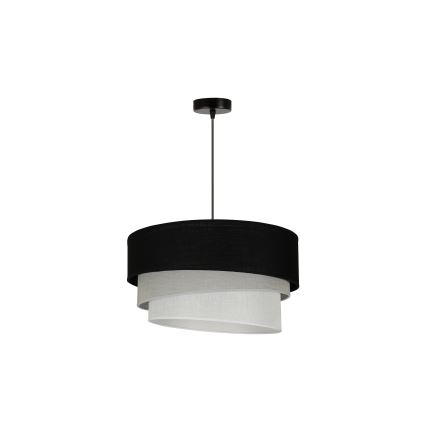 Duolla - Luster na sajli TRIO 1xE27/15W/230V pr. 45 cm crno/sivo/bela