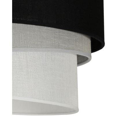 Duolla - Luster na sajli TRIO 1xE27/15W/230V pr. 45 cm crno/sivo/bela