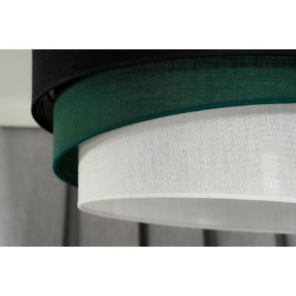 Duolla - Luster na sajli TRIO 1xE27/15W/230V pr. 45 cm crno/zelena/bela