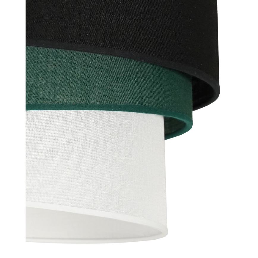 Duolla - Luster na sajli TRIO 1xE27/15W/230V pr. 45 cm crno/zelena/bela