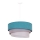 Duolla - Luster na sajli TRIO 1xE27/15W/230V pr. 45 cm tirkizna/sivo/bela