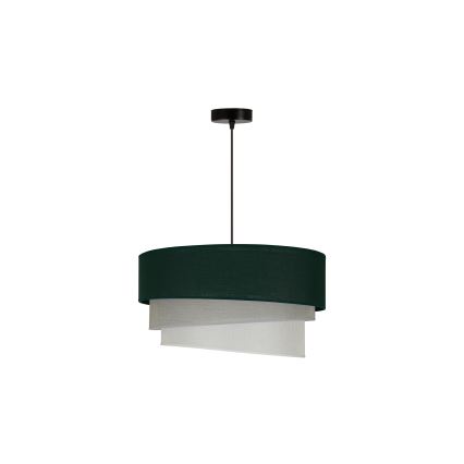 Duolla - Luster na sajli TRIO 1xE27/15W/230V pr. 45 cm zelena/sivo/bela