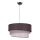 Duolla - Luster na sajli TRIO 1xE27/40W/230V pr. 45 cm antracit/sivo/bela