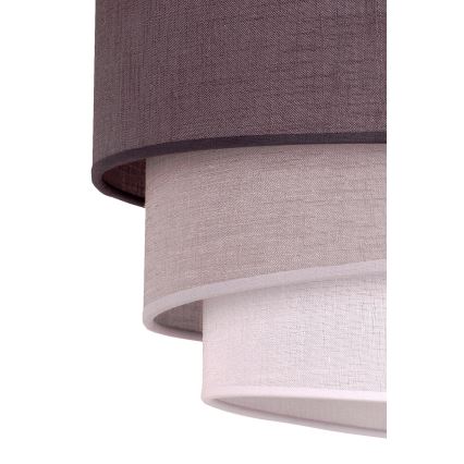 Duolla - Luster na sajli TRIO 1xE27/40W/230V pr. 45 cm antracit/sivo/bela