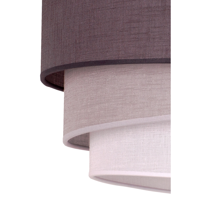 Duolla - Luster na sajli TRIO 1xE27/40W/230V pr. 45 cm antracit/sivo/bela