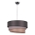 Duolla - Luster na sajli TRIO 1xE27/40W/230V pr. 45 cm antracit/sivo/braon