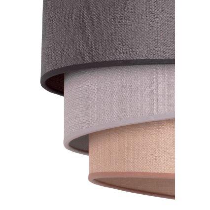 Duolla - Luster na sajli TRIO 1xE27/40W/230V pr. 45 cm antracit/sivo/braon
